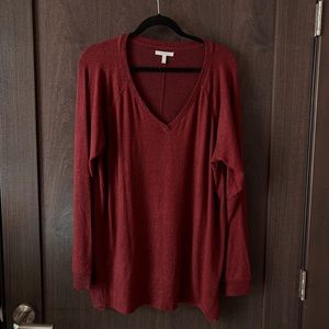 Size XL long sleeve top